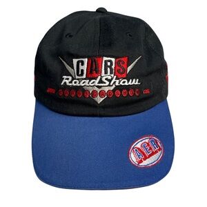 AER CARS road show with sponsor patches. Baseball cap. Adult size